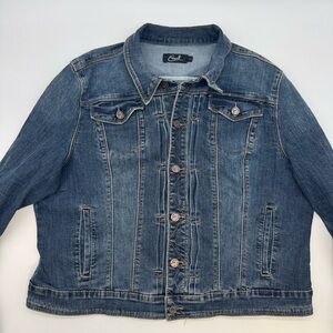 Earl Jeans Blue Denim Jacket Women’s Size XL – Like New